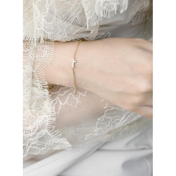 Браслет диаманта браслета 0.13ct диаманта золота карата GDTC 18 перекрестный для женщин