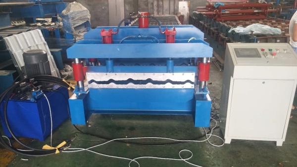 4 Kw Single Layer Roll Forming Machine , Metal Roof Roll Forming Machine