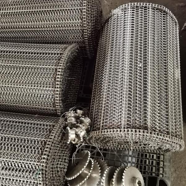Custom Stainless Steel Spiral Wire Mesh Conveyor Belt for Food Industry