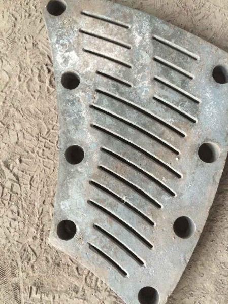 Better Toughness High Mn Mill Steel Liners Casting For Cement Mill / Coal Mill