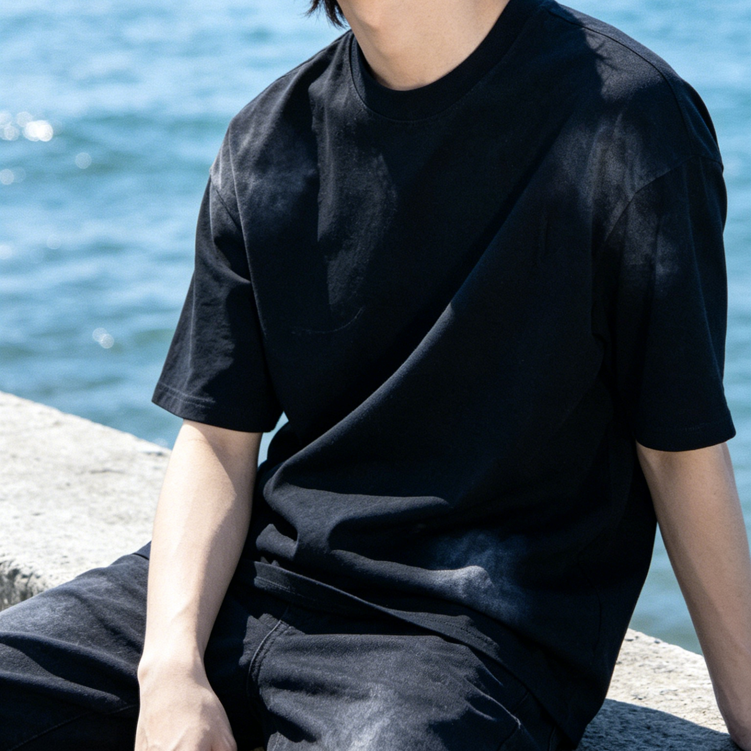 Bleach Splash Oversized Streetwear Tee 250GSM - 300GSM Vintage Oversized Tee Blank