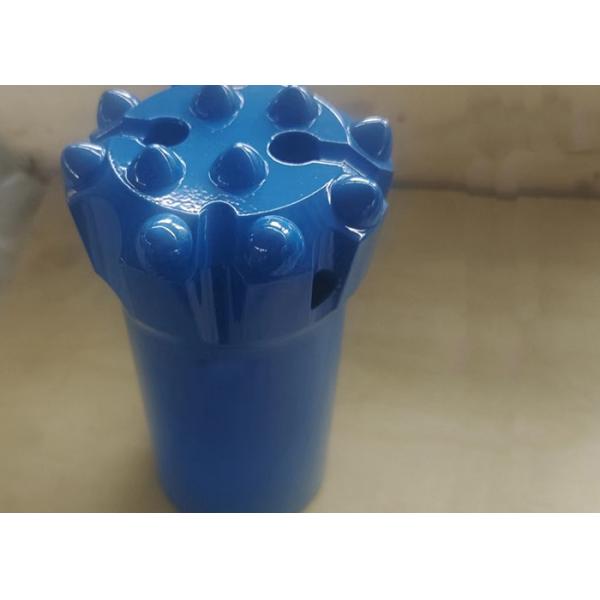 76mm T38 T45 R32 Thread Button Bit with High Strength Alloy Steel and Spherical Ballistic Buttons for Mining and Quarrying