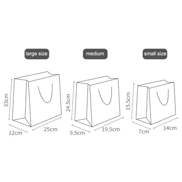 Child Animal Cartoon Cardboard Shopping Bag Birthday Gift Wrapping 150gsm