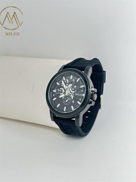 Dial Classic Mens Wrist Watches Luxury Sports Wrist Watches Silicone Band
