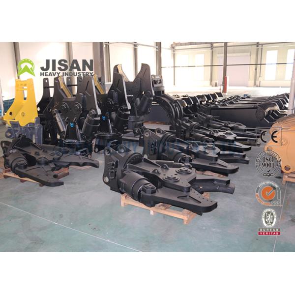 Cizallas metálicas para excavadora JISAN con motor de rotación hidráulica de 360 grados, gran potencia y larga durabilidad