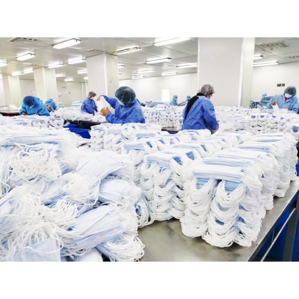 3 Ply Disposable Medical Face Mask Anti Droplets Anti Virus Protective