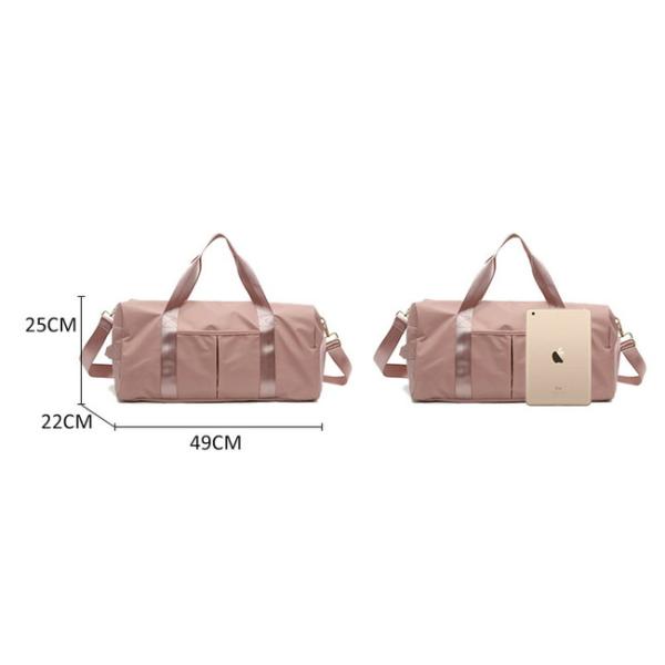 Ladies Canvas Large Fitness Sport Gym Duffle Bag