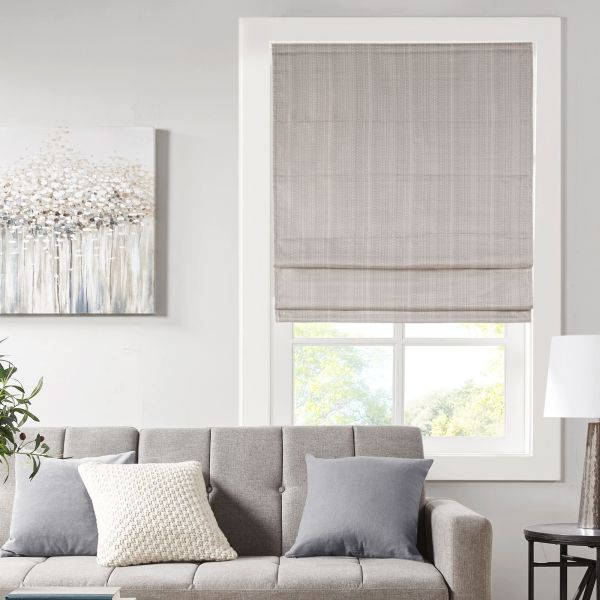 Tissus de stores romains à revêtement blanc occultant 100% polyester pour la décoration intérieure moderne