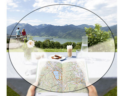 75mm Dia Progressive Semi Finished Lens Blanks Multifocal Vision 1.56 Index Hard Coating