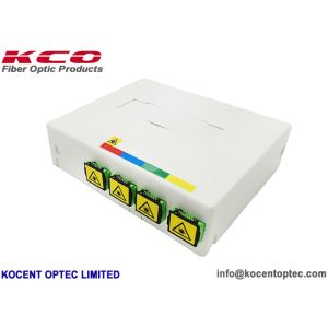 Wallmount FTTH SC/UPC 4core Fibre Optic Terminal Box Roset Socket Faceplate