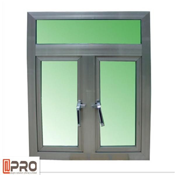 Vertical Aluminum Clad Casement Windows , Thermal Break Clear Glass Window casement sliding window casement aluminium