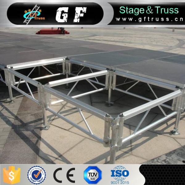 Aluminum portable stage platform design truss structure  for conert event