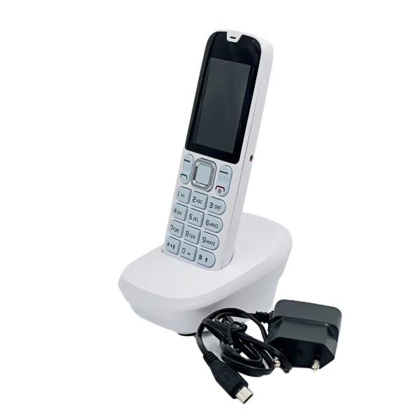 2,4 rádio duplo sem corda MP3 do telefone 4G LTE SIM Card Slot FM dos DECT da polegada