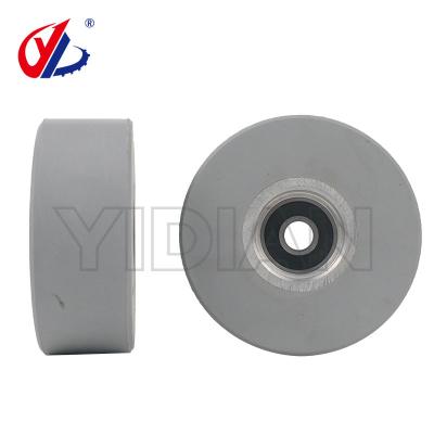 φ65*φ8*25mm roues de presse en caoutchouc rouleau lisse pour SCM Machine de bande de bord