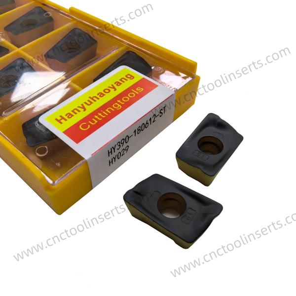 CVD-Coated High-Speed CNC Inserts, HYR390-180612-ST HY029, Suitable for High-Speed and Heavy-Duty Milling Operations