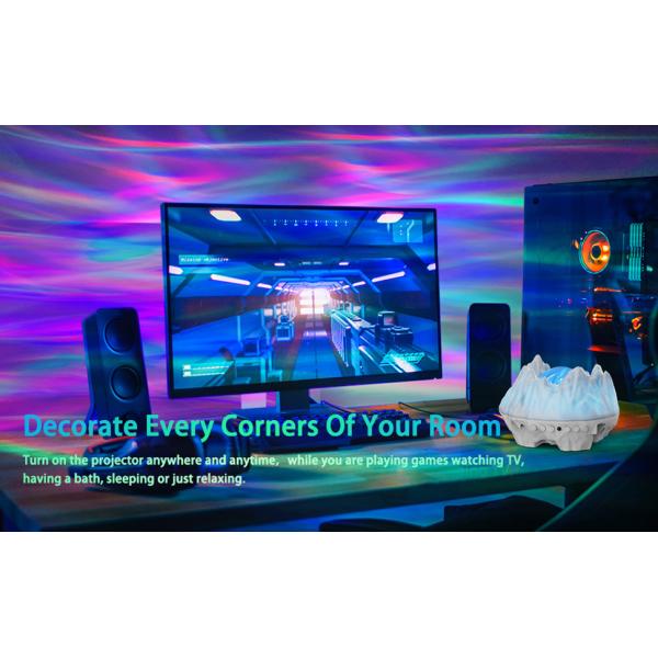 New Aurora Star Projector 3 in 1 Galaxy Night Light Projector Wireless Music Speaker for Kids Baby Teen Adults