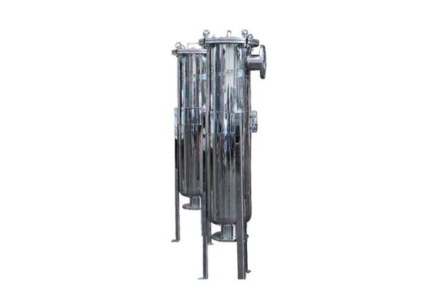 Juice Industrial Cartridge Filter Housings , Stainless Steel 304 Multi Bag Filter Housing
