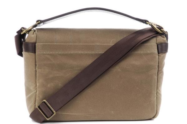 Waterproof Canvas Messenger Bag , Canvas Briefcase Messenger Bag 12.2 X 11 X 5.1 Cm