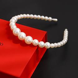 Pretty Ladies Hair Bands For Short Hair Luxury Pearl Hairband Elegant Women Headband