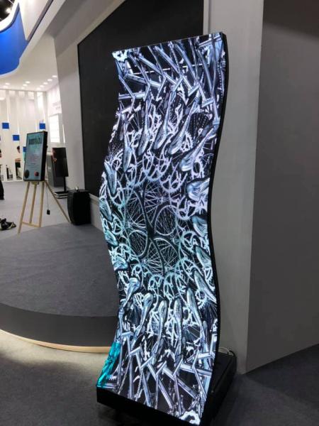Indoor Soft Flexible LED Display durable Soft Rubber Module Full Color Indoor