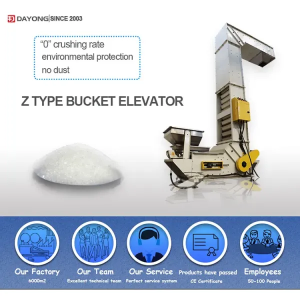 2L Z Bucket Conveyor Z Elevator Automatic For Food / Hardware