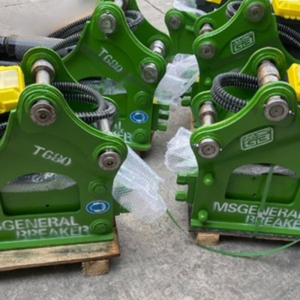 Marteau brise-roche pour excavatrice T680 pour machines PC60 de 5 à 8 tonnes