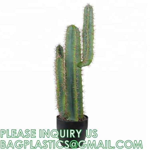 Artificial Cactus Fake Big Cactus 36 Inch Faux Cacti Plants For Home Garden Office Store Decoration
