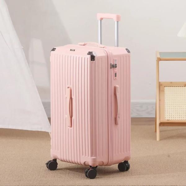 1683Convenient Travel Companion Aluminum Suitcase with 4 Wheels and Telescopic Handle 20/22/24/26/28 Inches