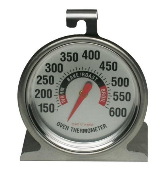 Stand Type Bimetal Oven Cooking Thermometer Temperature Gauge 50F - 500F Measuring Range