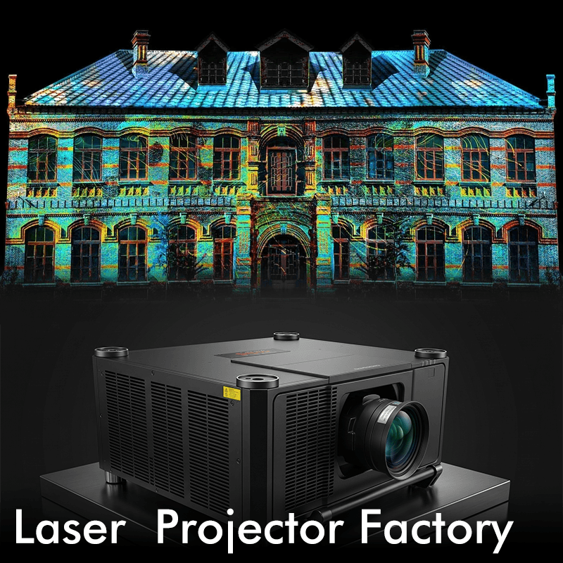 25000 Lumens 3D Mapping Projector WUXGA 3LCD Dual Color Laser Flexible Lens Options