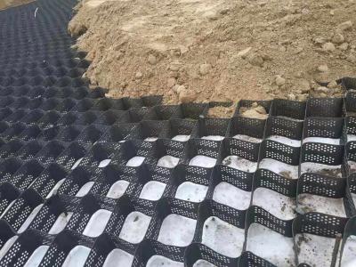 Matériel fait sur commande de grille d'au sol de membrane de Geocell pour la stabilisation de pente