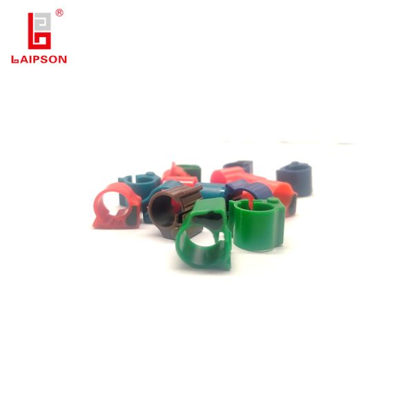 RFID Animal Ear Tag plastic pigeon foot ring adjustable size with low drop rate and strict tests for animal identification