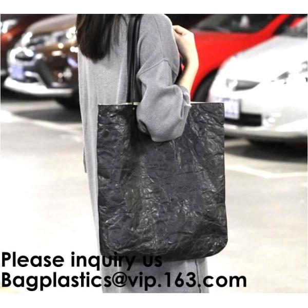 Tyvek Reversible Reusable Shopping Tote Beach Pool Travel Bag Ultra Soft FOLDABLE Material,Reusable Grocery Bag, Easily