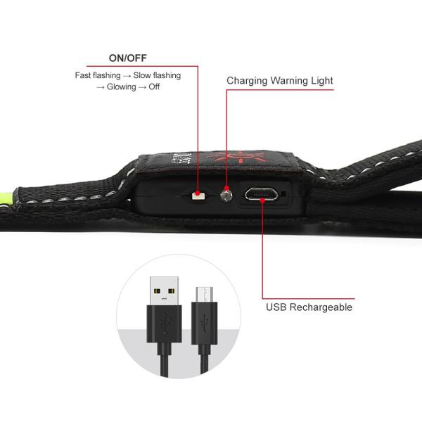 Поводок любимца УСБ перезаряжаемые отражательный 47 накаляя дюймов аксессуаров собаки