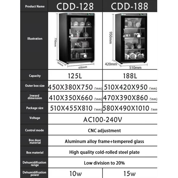 Digital Control Camera Storage Dehumidifier Electric Dry Box Dry Cabinet