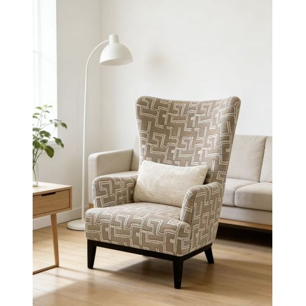 450GSM polyester Geometry Woven Jacquard Sofa Fabric For Home Decoration