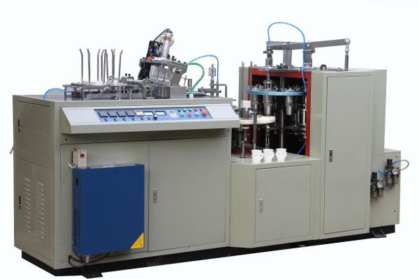 Full Automatic Paper Cup Handle Machine 35-45pcs/Min White Weight 1500 Kg