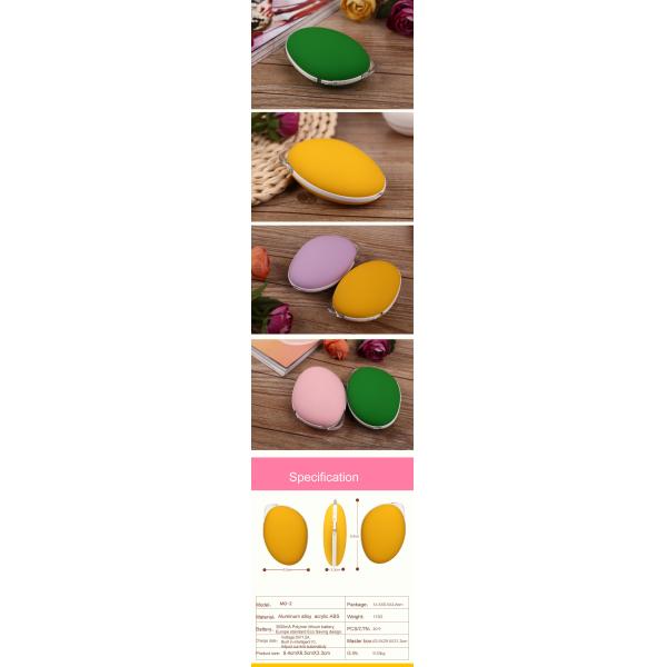 Innovative usb rechargeable mini electronic hand warmer With power bank WY-MG-01