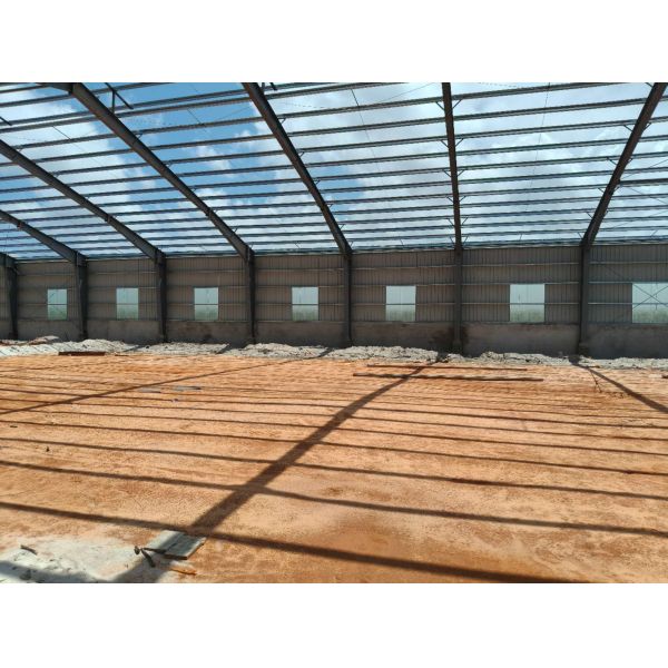 Structural Steel Frame Construction Galvanized Industrial Steel Structural Workshop/Warehouse Building Structure Metal Gable Frame for Warehouse/Workshop/Storage/Hangar Installation