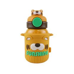 copo de aço inoxidável da garrafa térmica 550ml com tampa do silicone do produto comestível
