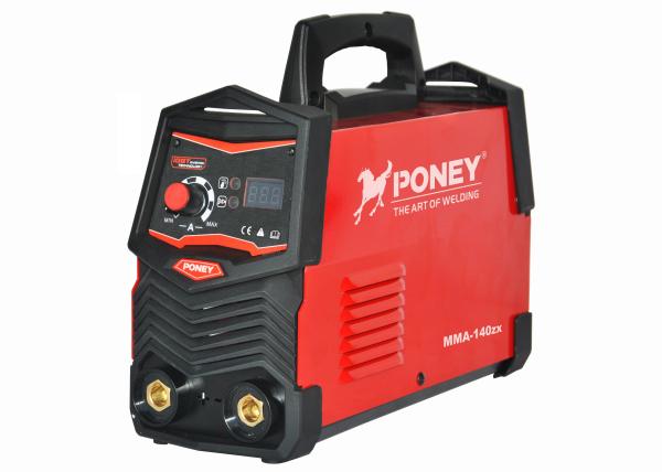 Small Red MMA Inverter ARC Welder 120 Amp 140 Amp 60% Duty Cycle