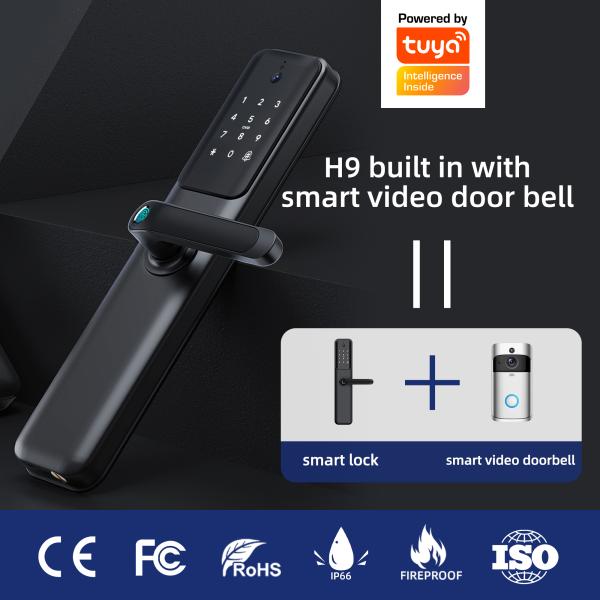 Tuya Smart Door Lock with 3D Face Recognition WiFi Bluetooth
