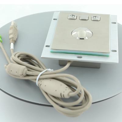 IP65 Waterproof Stainless Steel Industrial Optical Trackball Mouse
