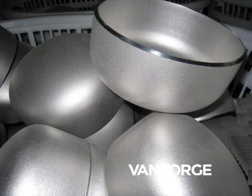 Duplex / Austenitic Stainless Steel Buttweld Caps , Butt Weld End Cap