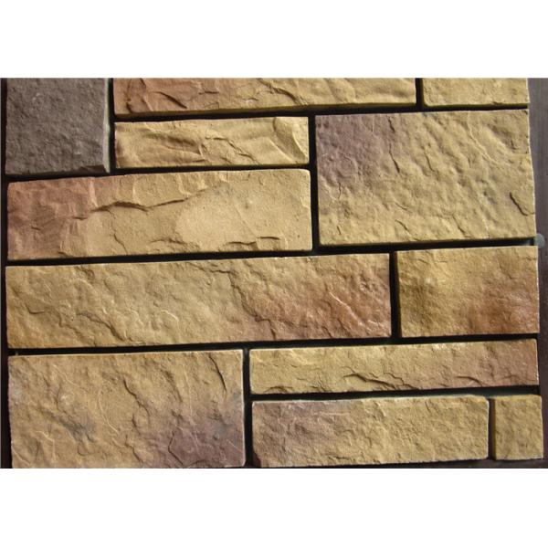 Light Texture Colorful Faux Artificial Wall Stone With Rich Original Flavor