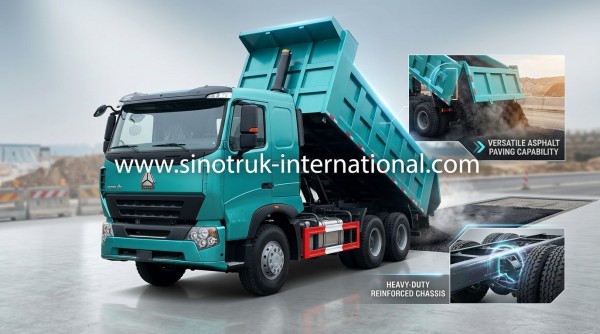 266HP To 420HP Tipper Dump Truck SINOTRUK HOWO A7 Reliable Performance