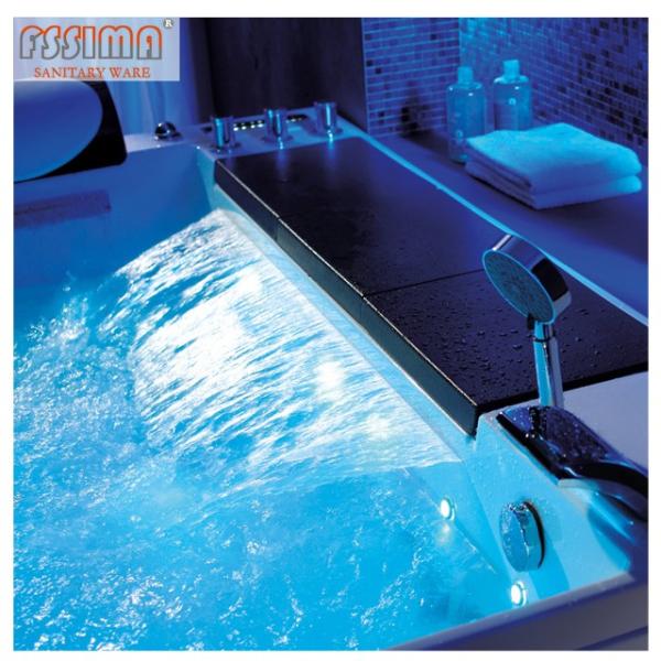 ушат человека ванны 2 SPA водоворота 1900x830 Freestanding выпущенный струю