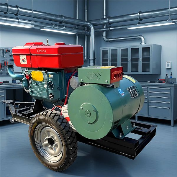 Portable Diesel Generator Single Cylinder Diesel Generator High Performance Open Frame Diesel Generator