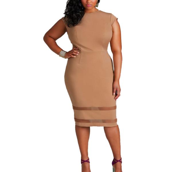 2018 Cotton Fashion Plus size women casual dresses summer