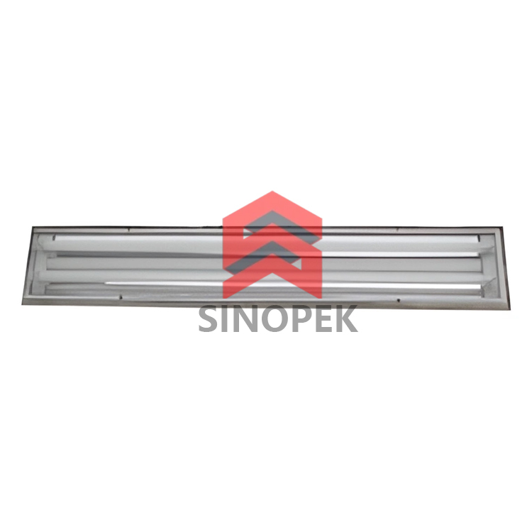 Angled Stainless Steel Purification Lamp | Cleanroom Lighting | GMP Grade